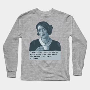 Fleabag Portrait and Quote Long Sleeve T-Shirt